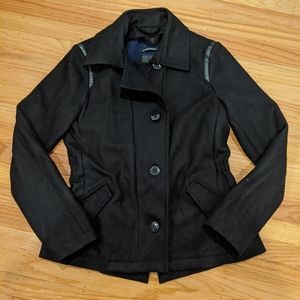 Maison Scotch Wool Jacket with Detachable Liner